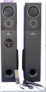 VL-8044 8" Multimedia Tower Speaker System - Immersive Audio Experience